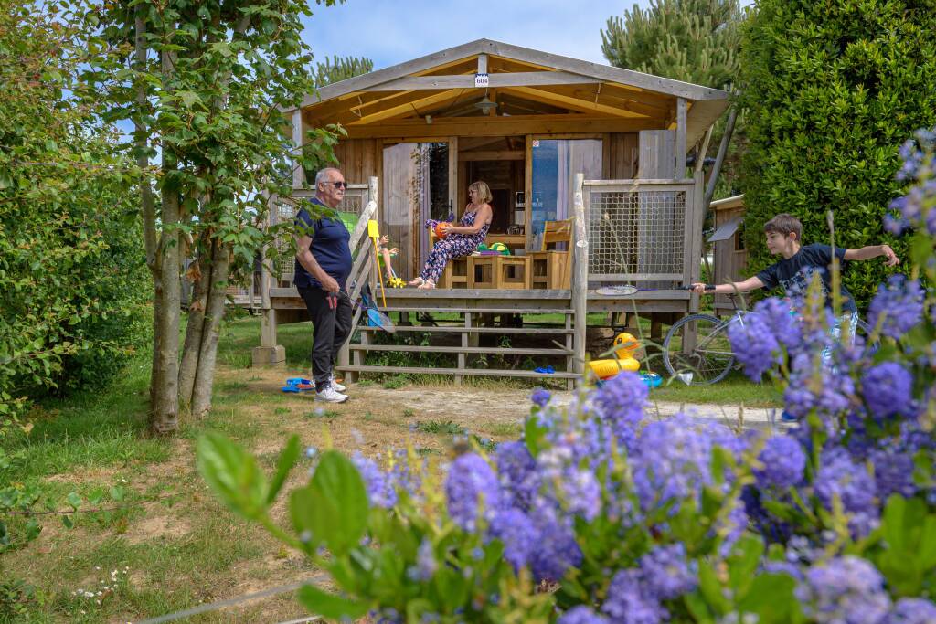 Tente Lodge Sweet PREMIUM 2 chambres Camping Paradis UTAHBEACH