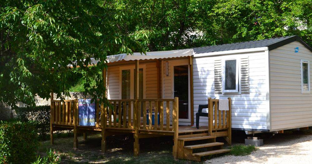 MobilHome CLASSIC + TV (4 adultes maximum) Camping Domaine de