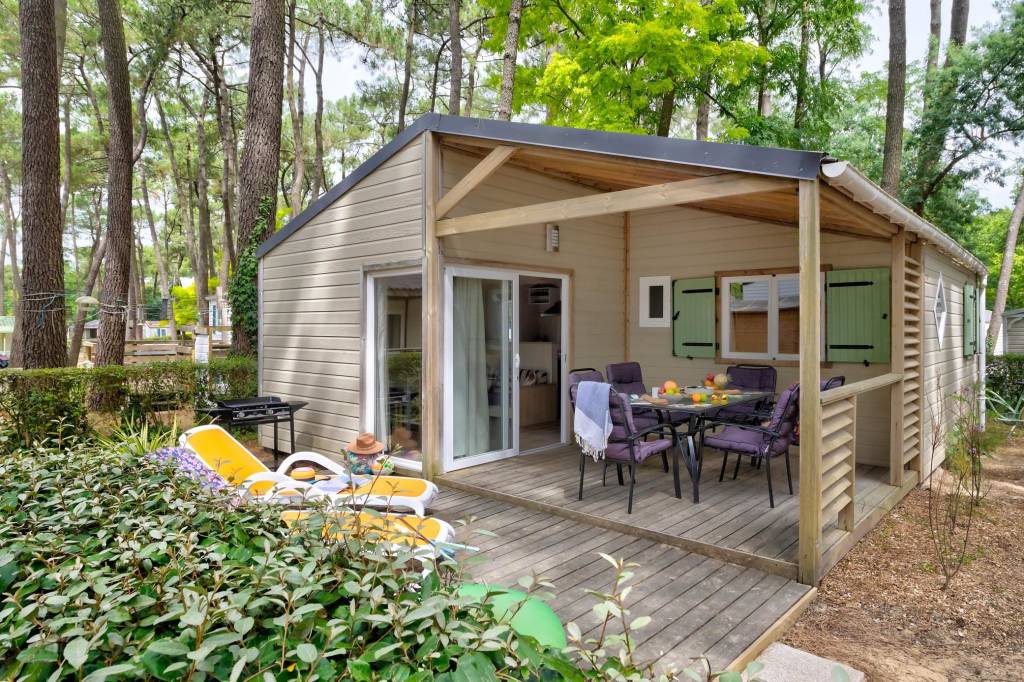 Cottage Prestige 3 chambres Flower Camping Les Biches, SaintHilaire