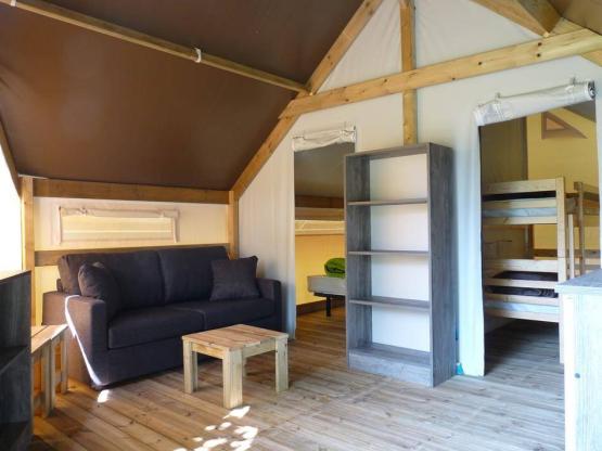 Ecolodge  2 chambres -  sanitaire du camping