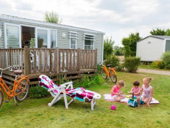 Mobile-home 35m² Standard 3 bedrooms - Uncovered terrace