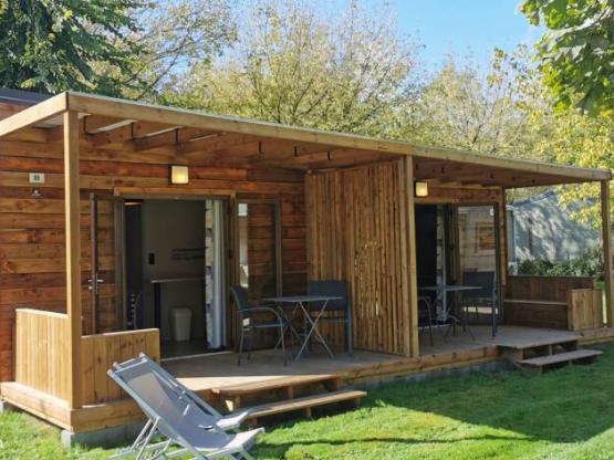 Chalet PREMIUM 24m² (1 slaapkamer) + terras + TV