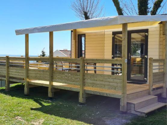 Mobile-home PREMIUM VUE MER 33m² 2 chambres (Clim)