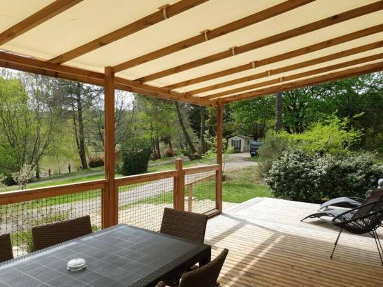 Cottage Premium 40 m² 3 chambres, 2 SDB, très jolie vue étang, TV, clim, lave-vaisselle