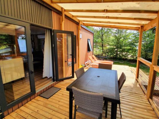 Cottage Premium "Dedans Dehors" - cuisine ouverte sur la terrasse, TV, climatisation