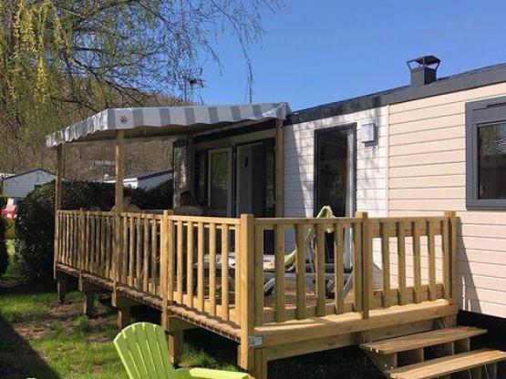 Mobil-Home - PREMIUM - Baby FAMILY - 2 Chambres - TV - avec terrasse, salle de jeux, lave vaisselle