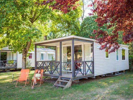 Mobil home Lodgia Confort 27m² 2 chambres + Terrasse couverte 10m² + Clim