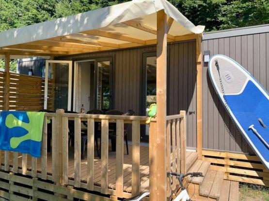 Cottage FAMILY terrasse couverte (en option chauffage/clim,TV) nouveauté 2023