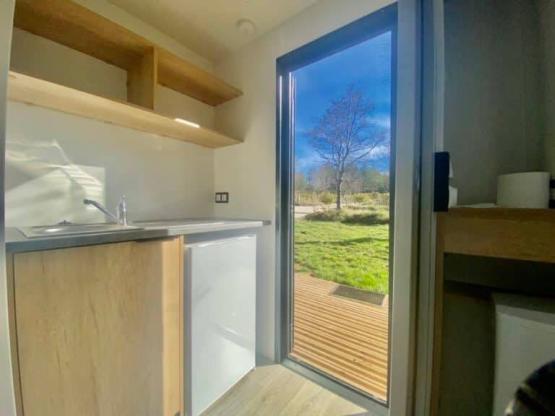 Emplacement Premium équipé d'un sanitaire privé individuel