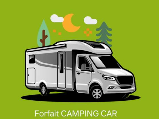 Forfait CAMPING CAR max 7M avec électricité, remplissage et vidange