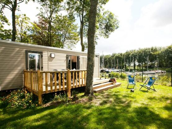 Mobil-Home Premium 23m² (1ch-2pers) - SDB/WC séparés - Lave vaisselle - Terrasse - TV