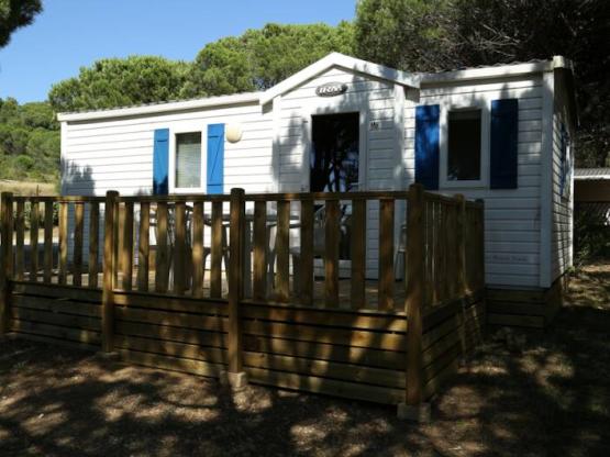 Mobil Home Le Ciel - 32m² - 2 chambres + climatisation + TV + Terrasse  non couverte