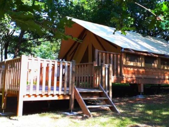Tente lodge - 40m² - 2 chambres