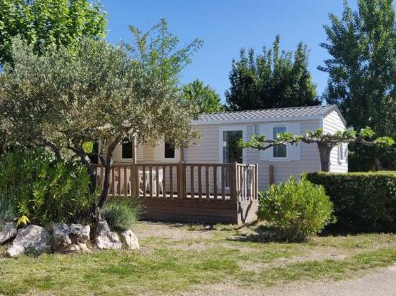 Mobil home Aups - 28m² - 3 chambres + TV + A/C