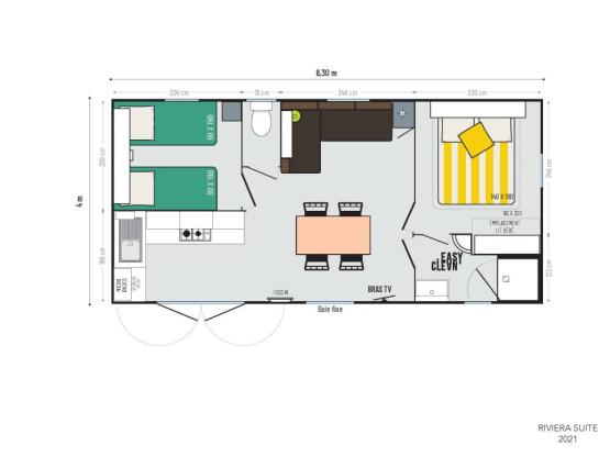 Résidence Mobile Premium 29 m² / terrasse 15 m²