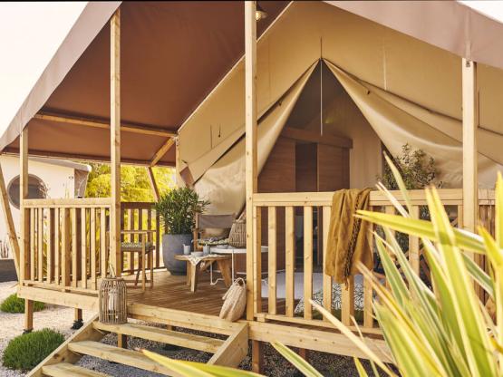 Woodlodge Zicht op de Loire Confort 26m² - 2 slaapkamers + terras