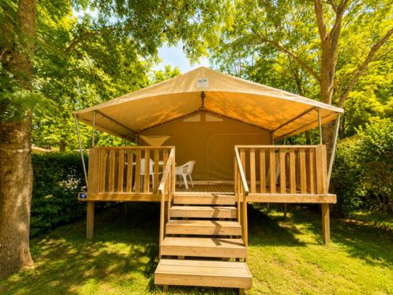 Lodge Canada Standard 20m² (sans sanitaires) 2 chambres + coin cuisine - terrasse couverte