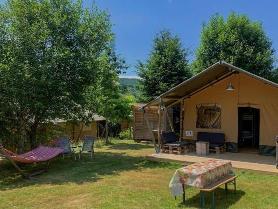 Tente safari Greenlodge avec sanitaire privé