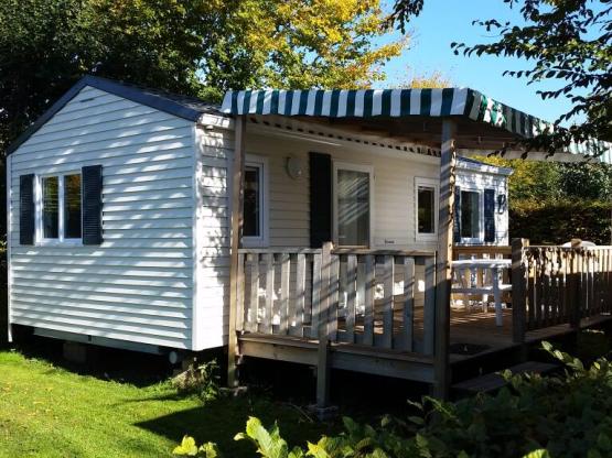 Mobil-home Confort 28m² - 2 chambres - terrasse couverte - Juill et août : mercredi/mercredi