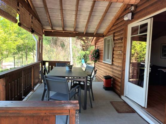 Chalet en bois avec SPA privatif