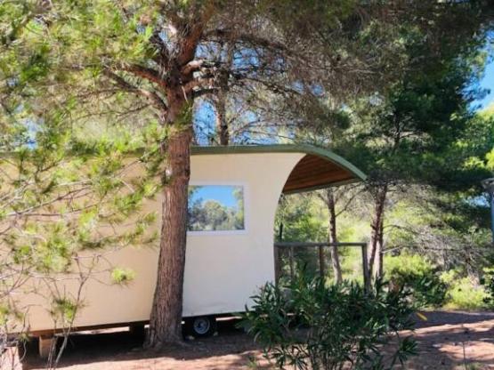 ROULOTTE INSOLITE - Vue Réserve - Prestations hôtelières incluses