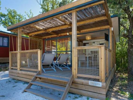 Chalet CONFORT + Mistral 25m² - climatisé -  2 chambres - terrasse 12m² 4/5 pers.