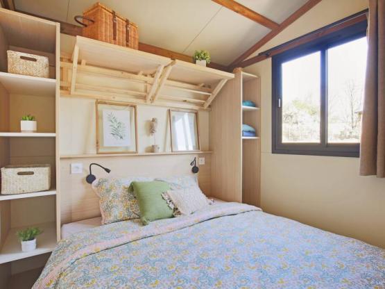 Mobilheim PORTLAND Premium 35m² (3 zimmer) + überdachte Terrasse 17m² + klimaangle