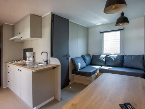 C- Mobil-home Baltique climatisé 3 chambres