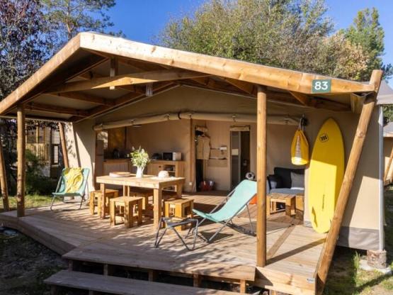 Cabane Cotton Confort 32m² -  2chambres + Terrasse couverte + Quartier piéton