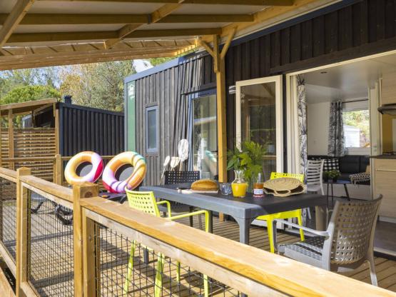 Homeflower Premium 29m²  (2chambres) + TV + LV + Terrasse couverte + Draps inclus + Quartier piéton