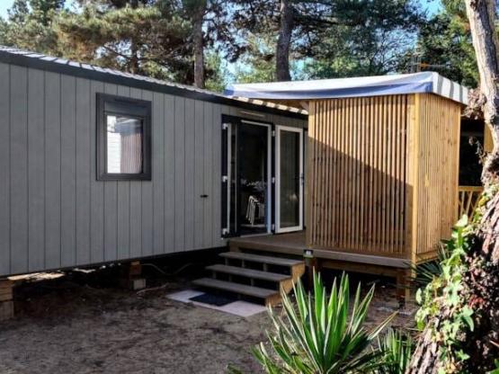 Mobil-home VIP Prestige 3 ch, 6 pers, 2 SDB, climatisé
