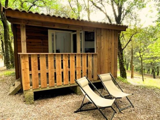 Hütte Prestige 13m² - 1 zimmer - überdachte Terrasse 8m²