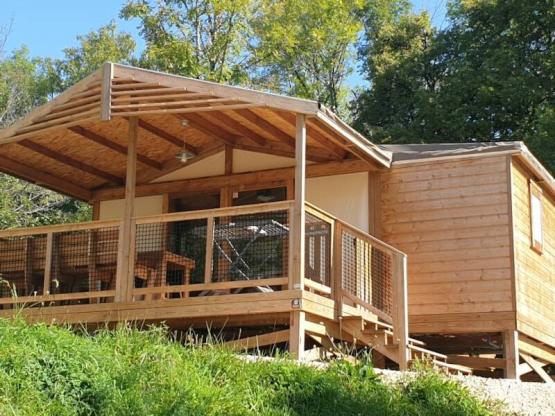 Carrelet pilotis 28m² - vue rivière partielle