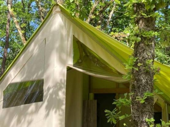 Tente Lodge Toilés Structure Bois