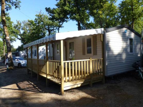 Mobilhome Standard 22-28m² - 2 chambres - terrasse couverte + TV*