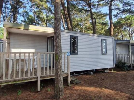 Mobil home Classique - 25m² - 2 chambres - terrasse semi-couverte côté