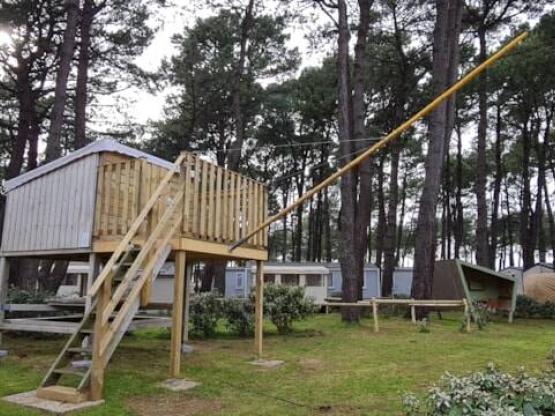 Pêcherie - Structure bois et toile  + électricité