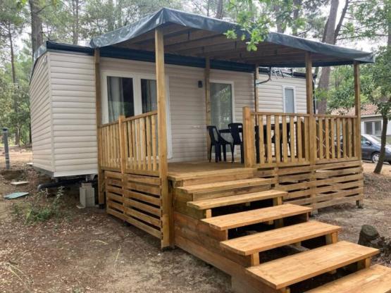 Mobilhome RHONEA- 2 chambres + tv + clim en option (2 adultes+ 2enfants)