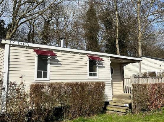 Mobil-Home 27m² Confort  (2ch-4pers) avec terrasse semi-couverte  + TV