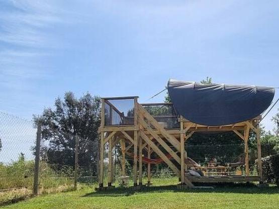 Cabane  ma Kev'illO PILOTIS