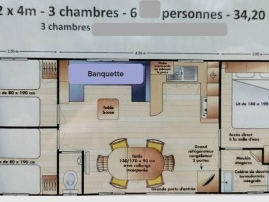 Mobilheim [neu] - 3 Schlafzimmer -