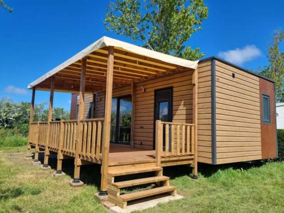 C- Mobil-home Méditerranée climatisé 2 chambres