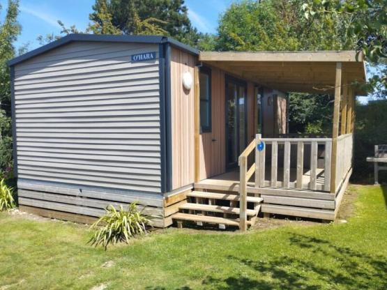 Mobile-home Premium 33m² (3 chambres) + Terrasse + TV + Clim + BBQ