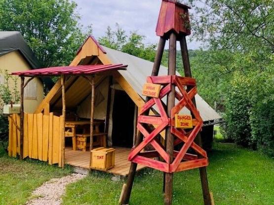 Lodge de l'Orpailleur - 15m² - 2 Zimmer - ohne Sanitäreinrichtungen, eine Far-West-Atmosphäre!