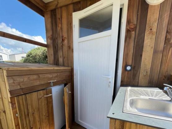 Pitch with individual sanitary facilities