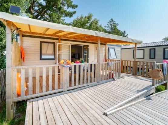 Mobil-home PMR 32m² - 2 chambres + télévision et lave vaisselle