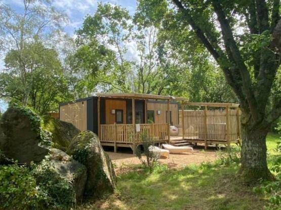 Lodge SERENITY SPA PREMIUM 2 kamers + SPA + Overdekt terras + Afwasmachine + TV (32m²/2024)