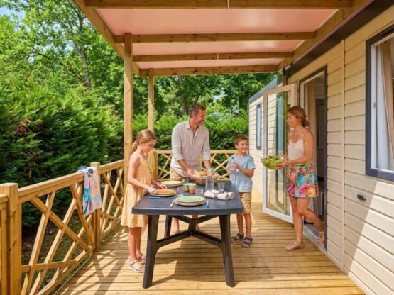 Mobil-home Modulo - 2 chambres avec climatisation et télévision