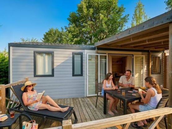 Mobil-home Modulo - 3 chambres avec climatisation et télévision