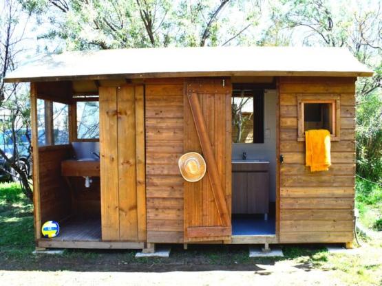 Formule Premium Freecamp - met eigen sanitair en douche